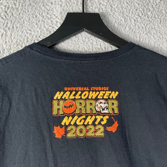 Universal Studios Halloween Horror Nights 2022 T-Shirt Mens M Skeleton Graphic - Picture 2 of 8